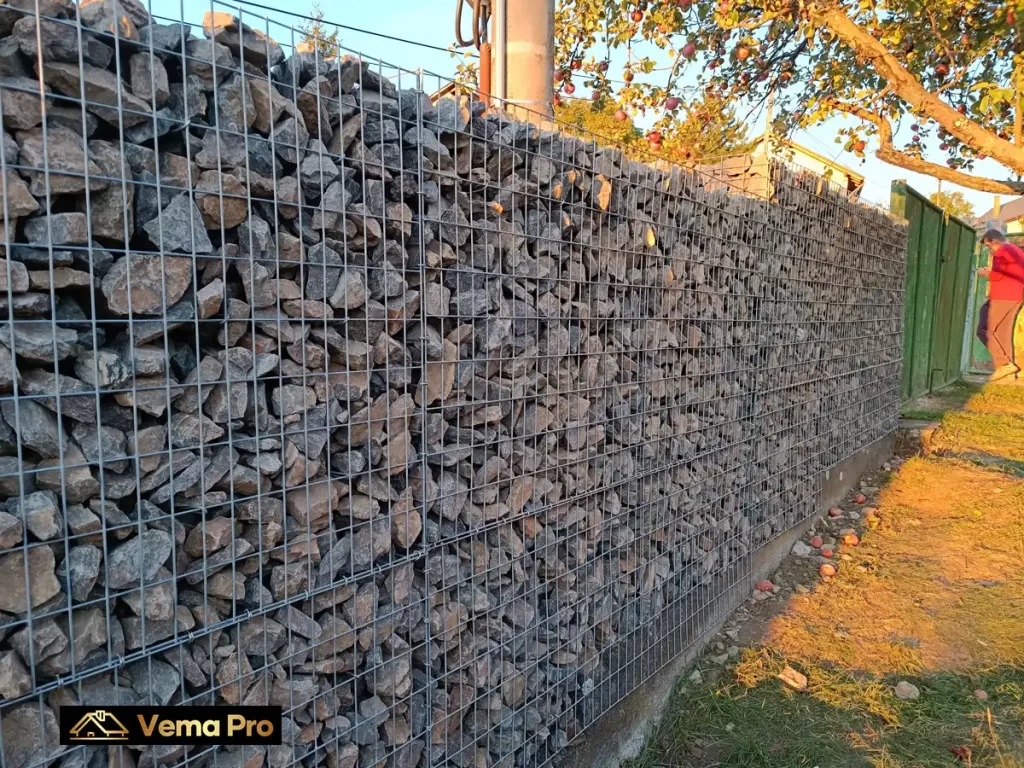 Gabiónové ploty Levice