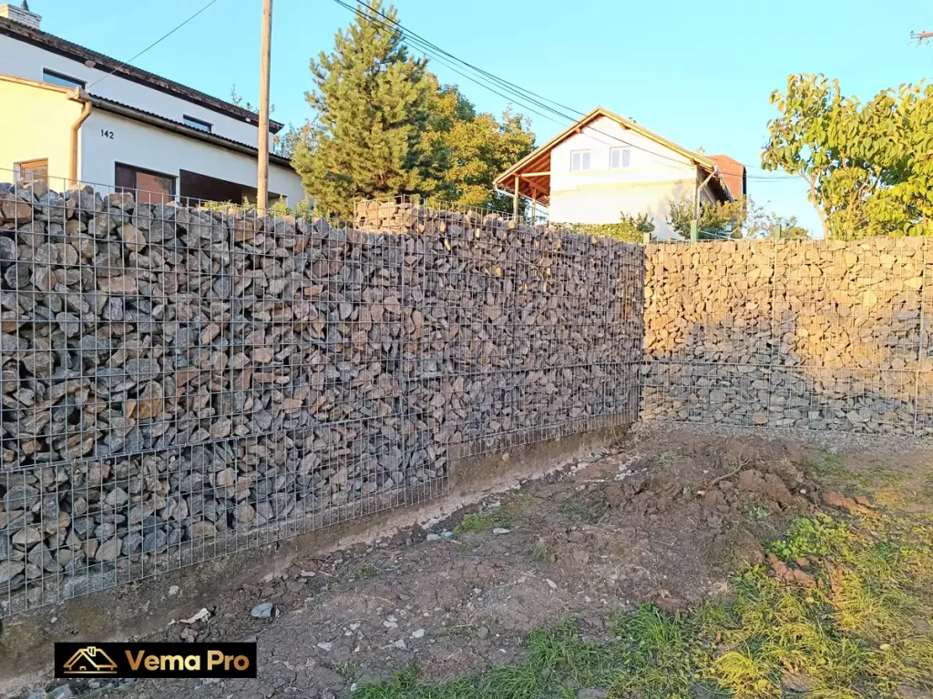 Gabiónové ploty Levice