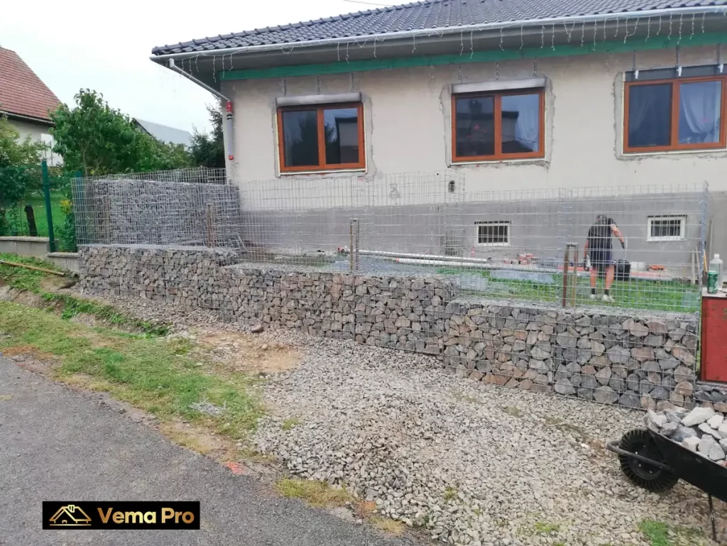 Gabiónové ploty Levice