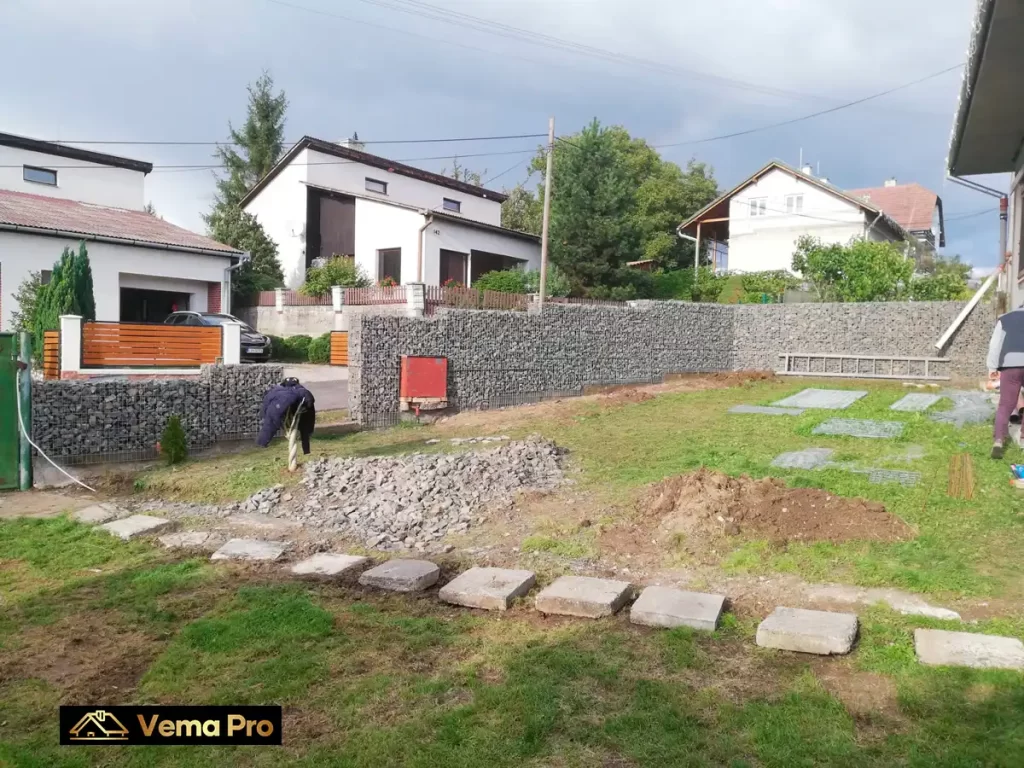 Gabiónové ploty Levice