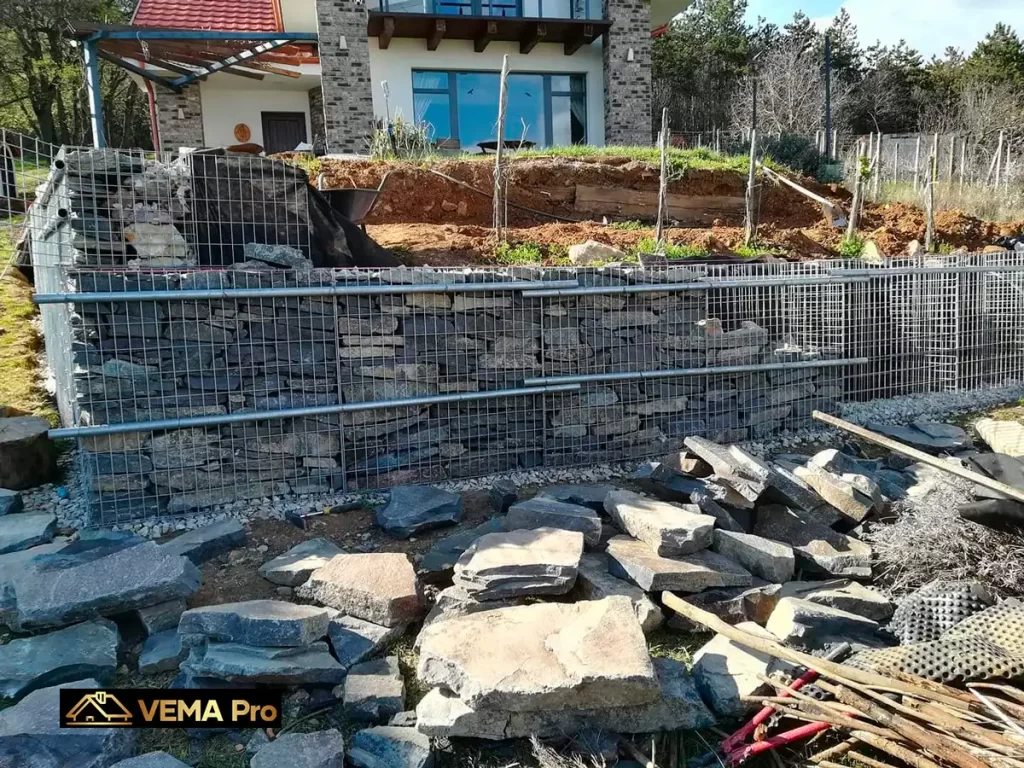 Gabiónové oporné múry Nitra