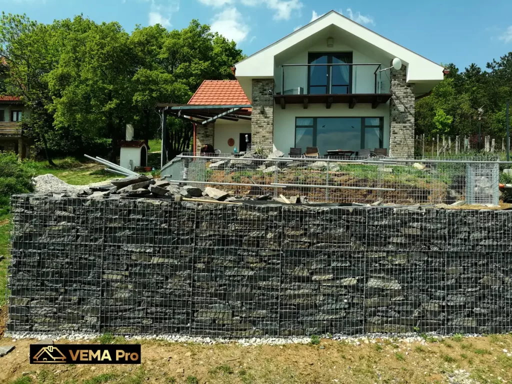 Gabiónové oporné múry Nitra