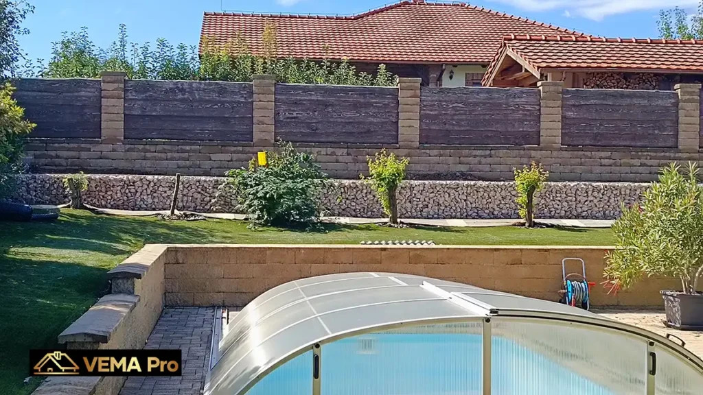 Gabiónový oporný múr Nitra